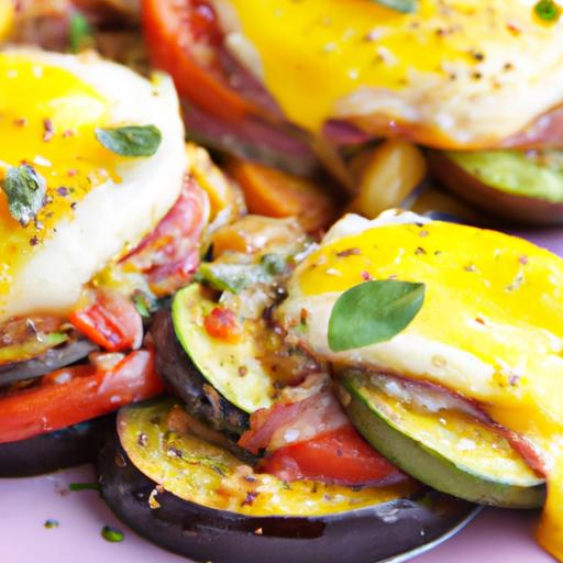 ratatouille eggs benedict