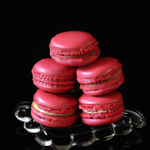 red velvet macarons