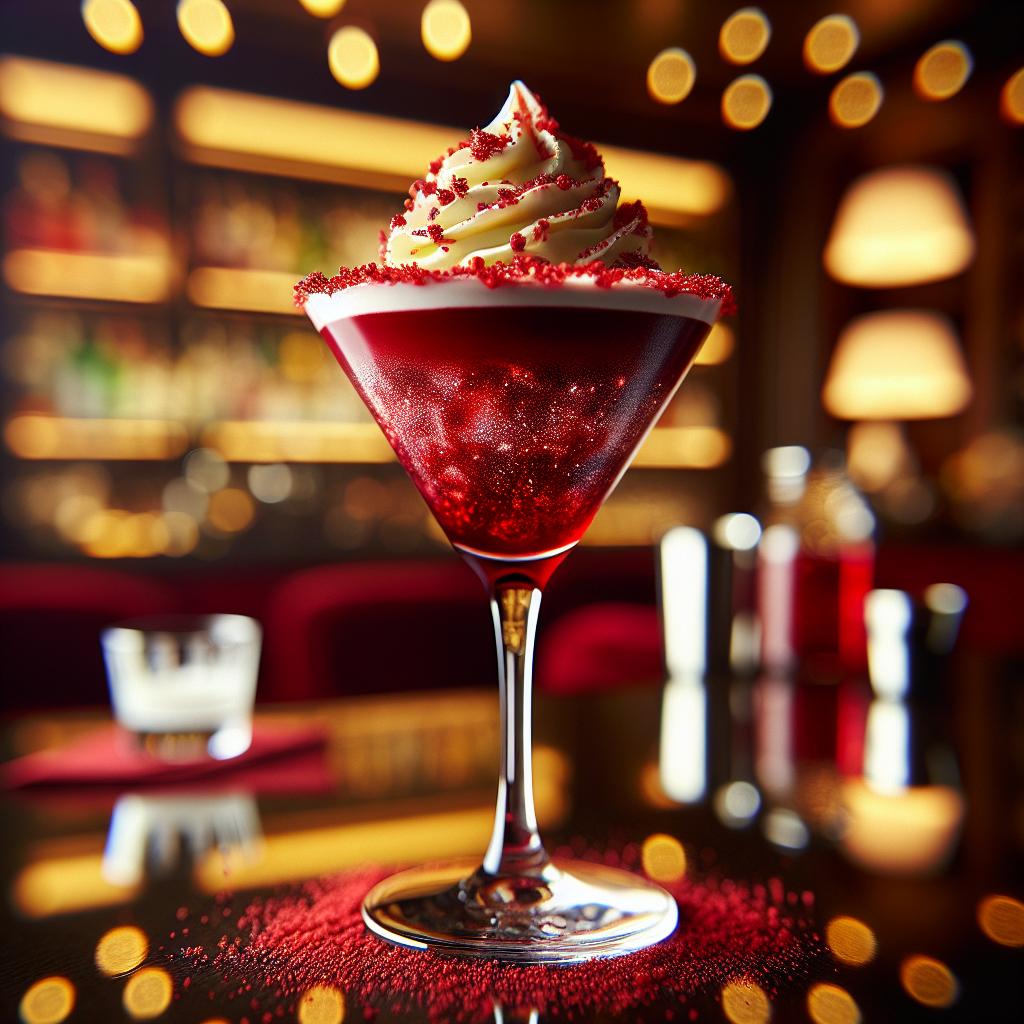 Red Velvet Martini