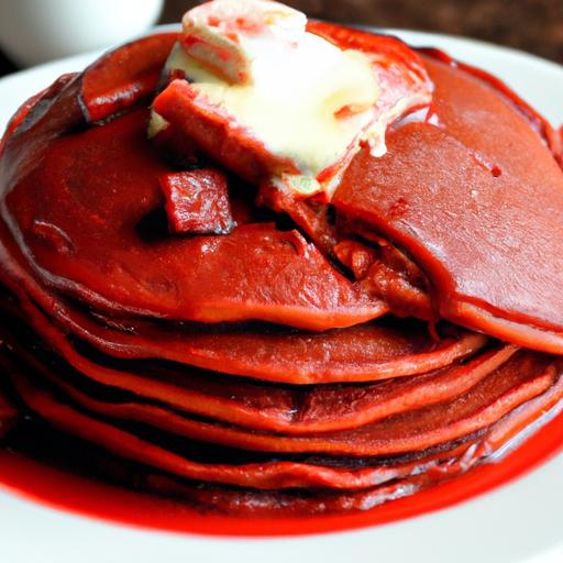 Red Velvet Pancakes