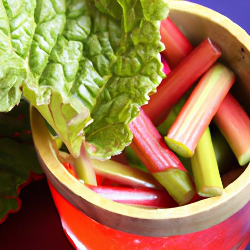 Rhubarb and Basil Compote