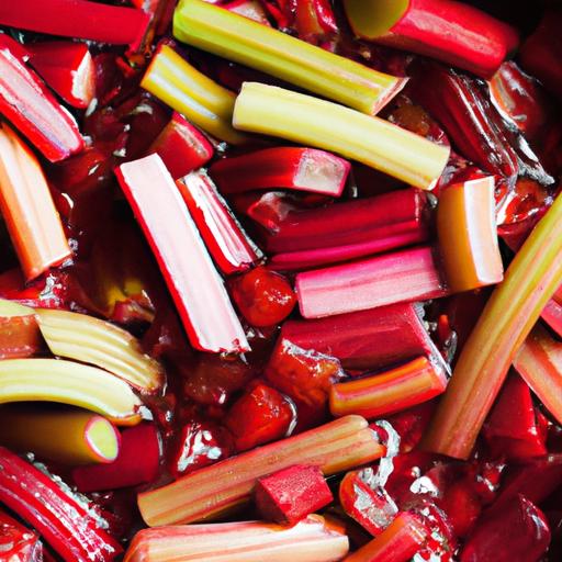 Rhubarb and Cranberry Sauce