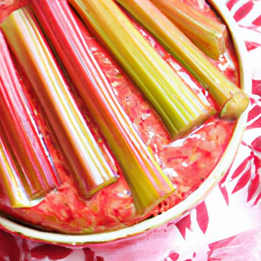 Rhubarb and Lemon Curd