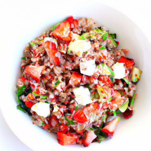 Rhubarb and Quinoa Salad