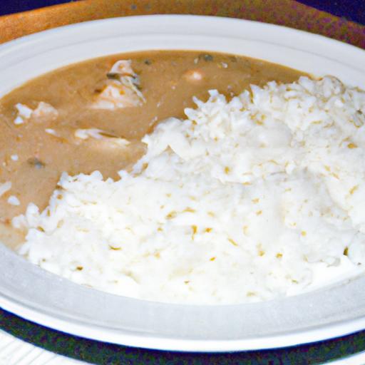 rice and gravy