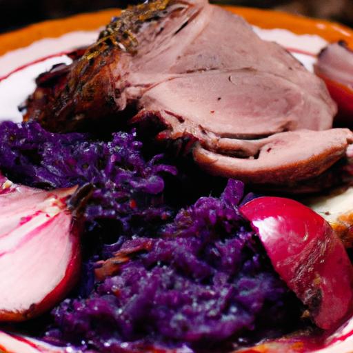 rindfleisch mit rotkohl