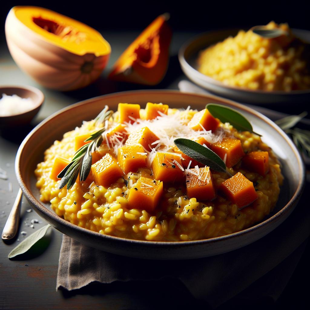 Roasted Butternut Squash Risotto