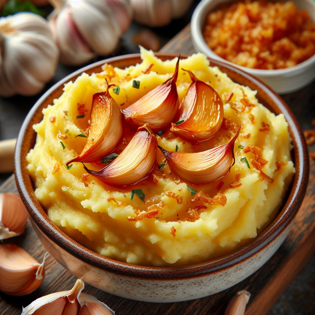 Roasted Garlic Mashed Potatoes