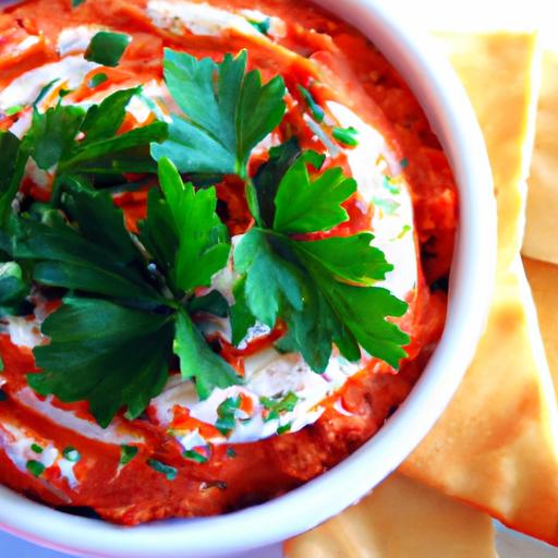 Roasted Red Pepper and Feta Dip