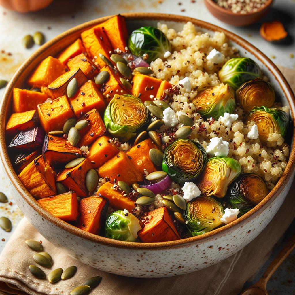 Roasted Vegetable and Quinoa Harvest Bowl