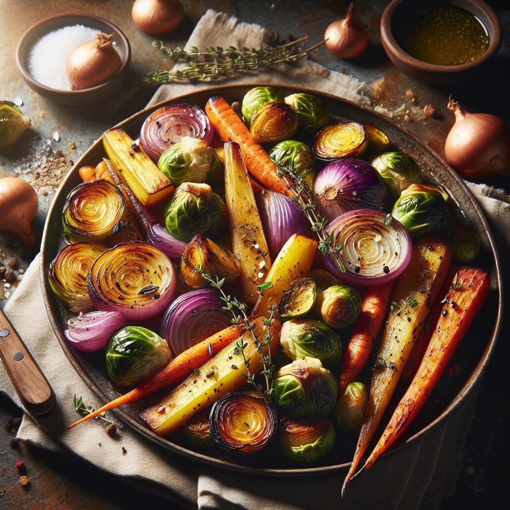 roasted winter vegetables