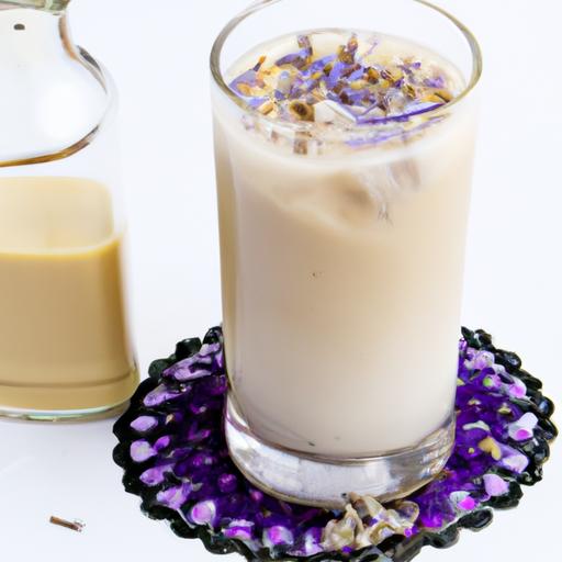 Rooibos and Lavender Iced Tea Latte