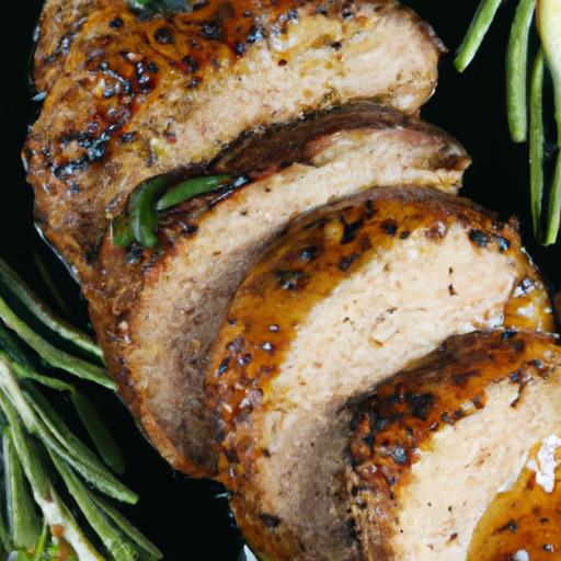 rosemary and garlic roasted pork tenderloin