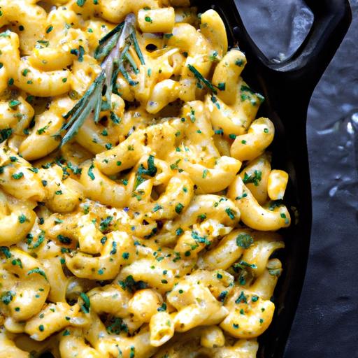 Rosemary and Goat Cheese Mac and Cheese