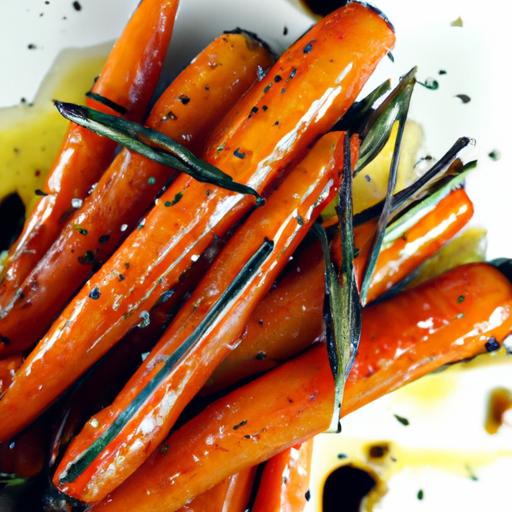 Rosemary and Honey Glazed Carrots