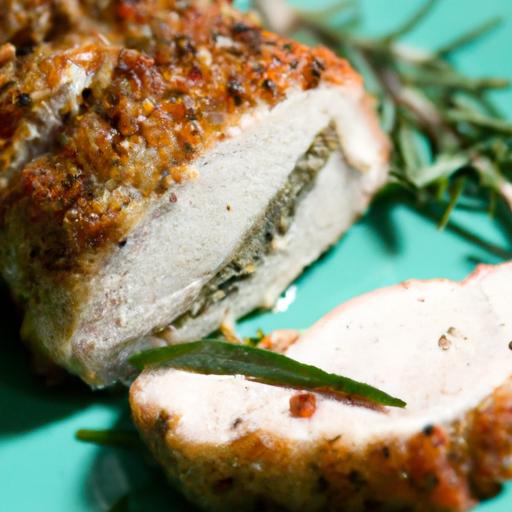 Rosemary and Parmesan Crusted Pork Loin