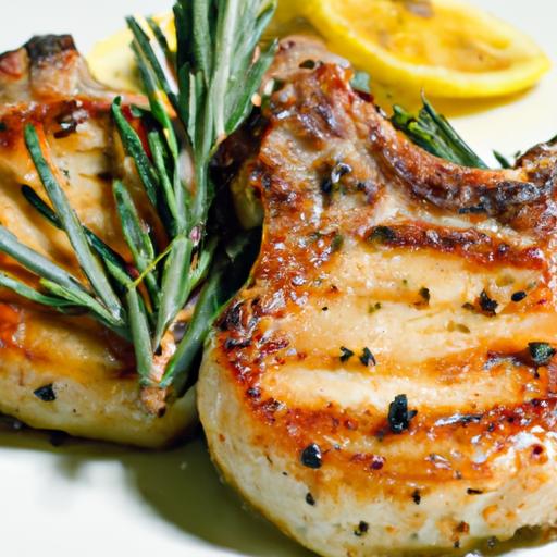 rosemary baked pork chops