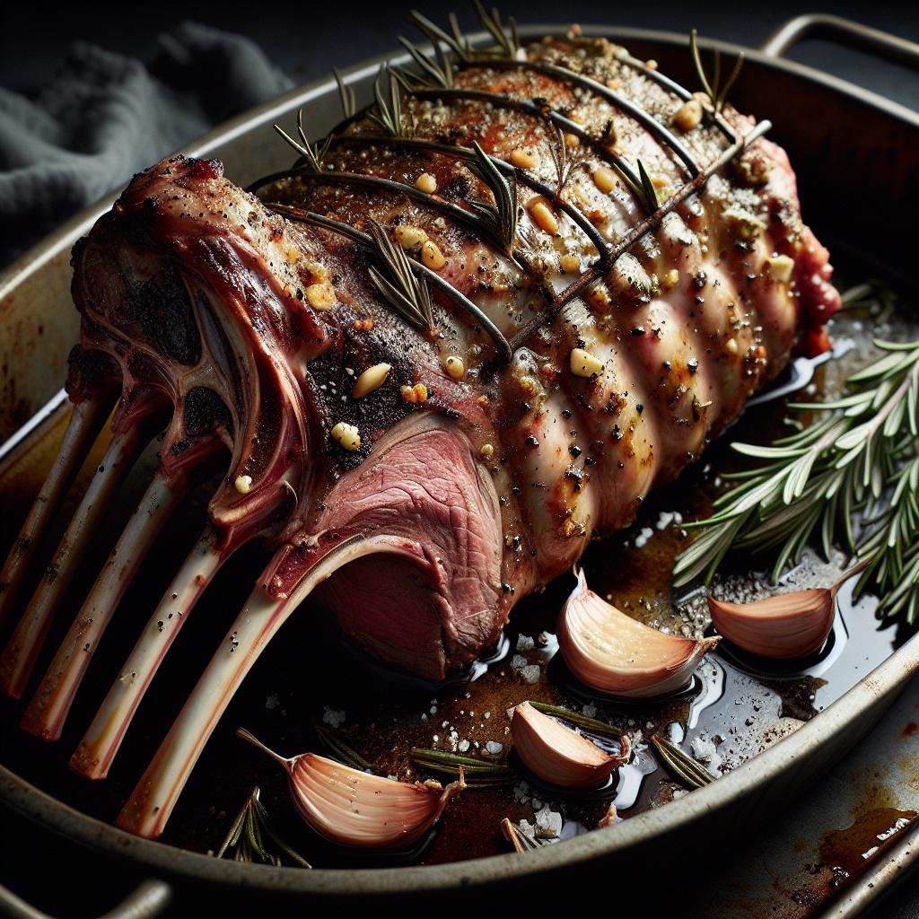 rosemary garlic rack of lamb