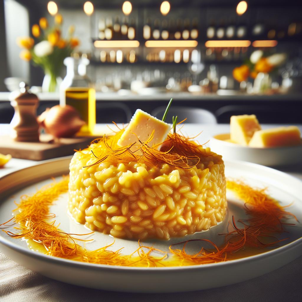 saffron risotto