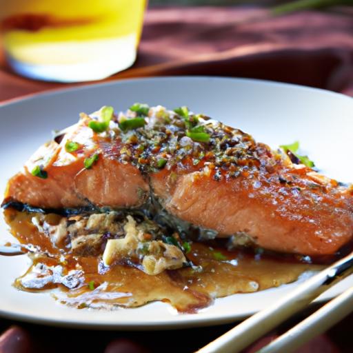 sake glazed salmon