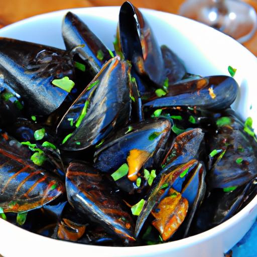 sake steamed mussels