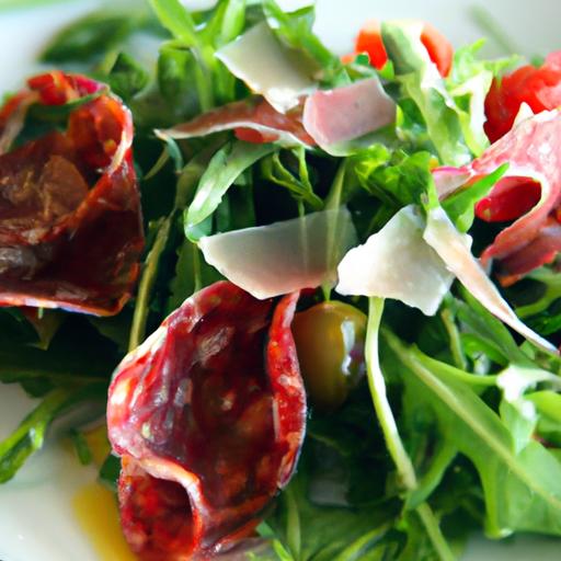 salami and arugula salad