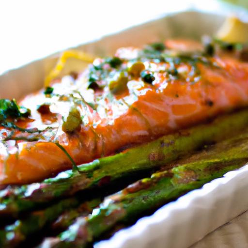 salmon and asparagus foil packet