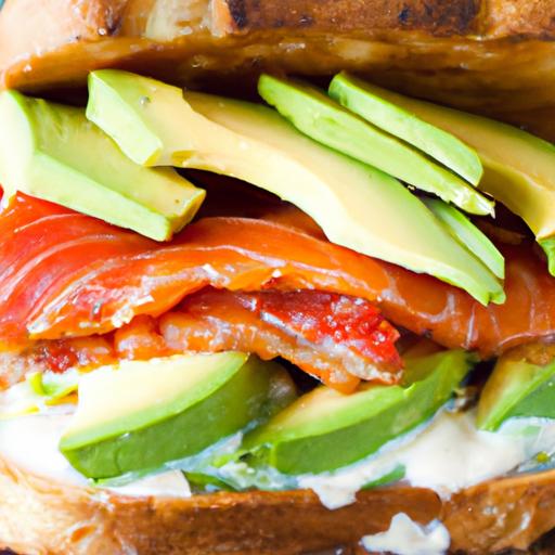 salmon blt sandwich