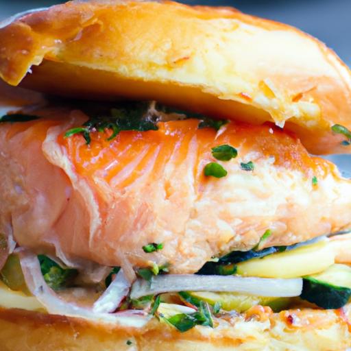 salmon burger