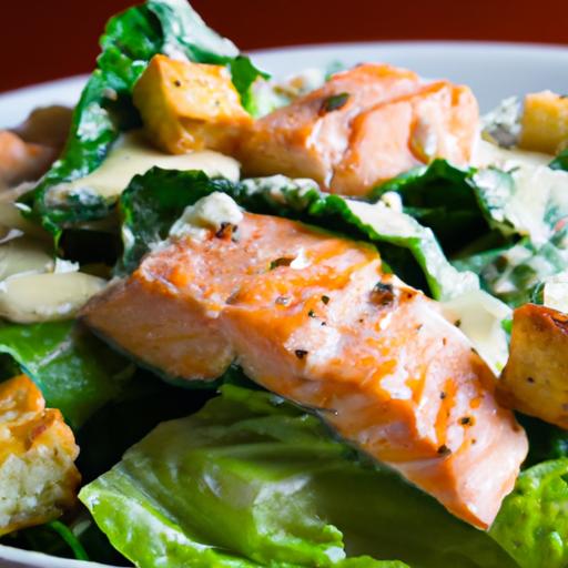 salmon caesar salad