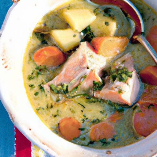 salmon chowder