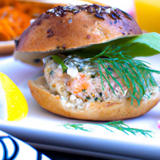 Salmon Dill Burger