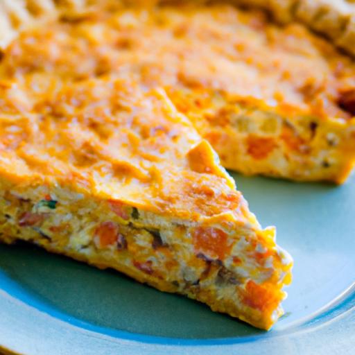 salmon quiche