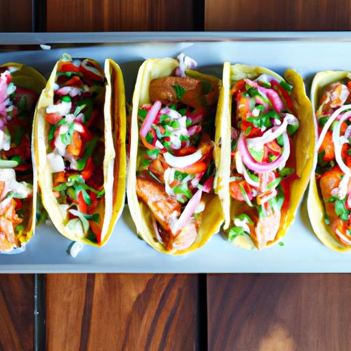 salmon tacos