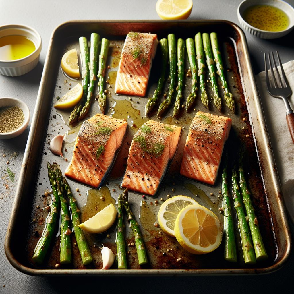 salmon with asparagus