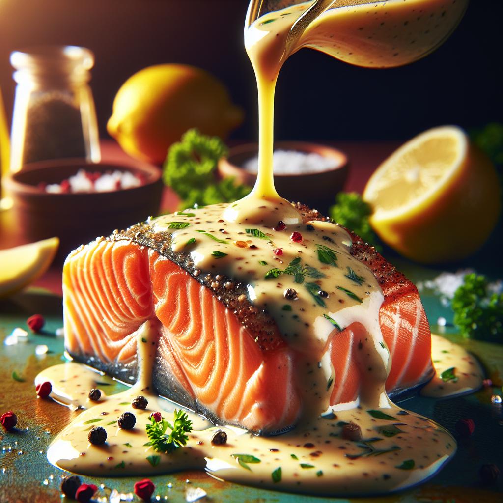 salmon with beurre blanc sauce