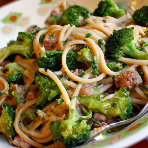 sausage and broccoli linguine