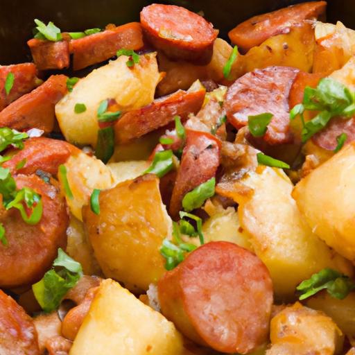 sausage and potato skillet