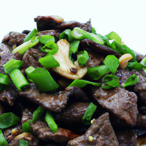 sauteed beef with scallions