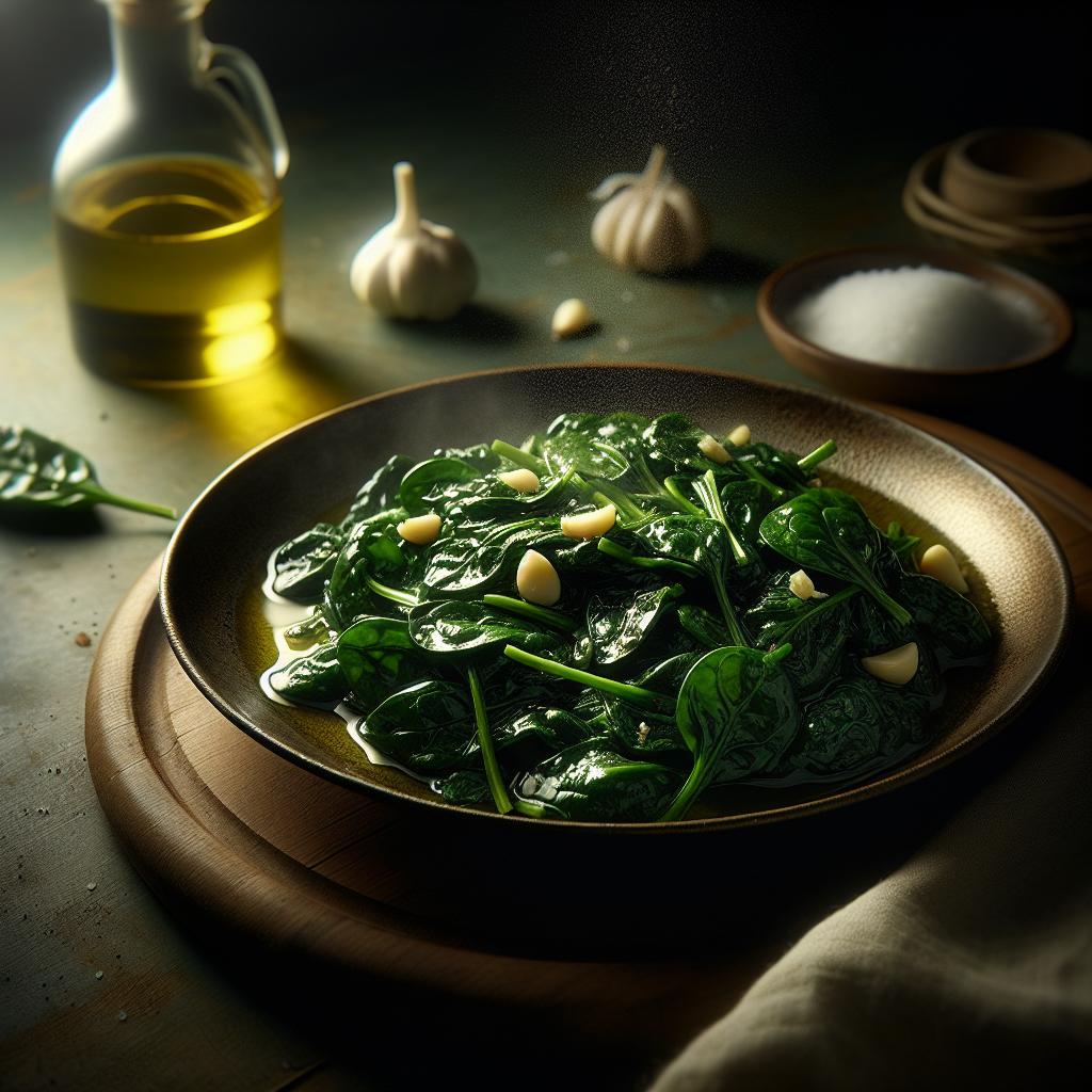 sauteed garlic spinach