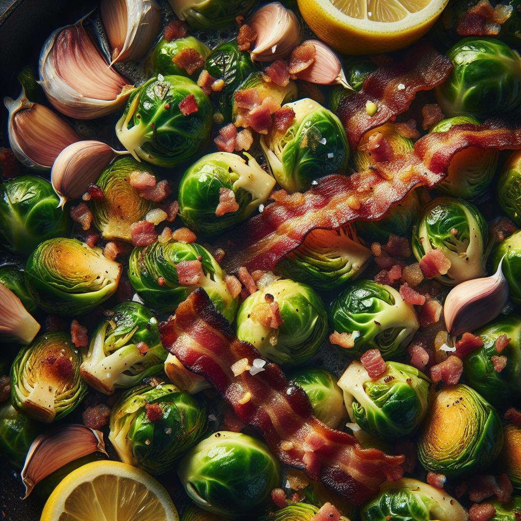 sautéed brussels sprouts with bacon