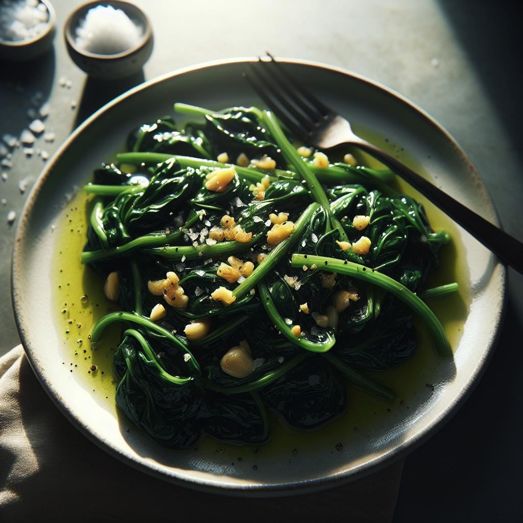 sautéed spinach with garlic