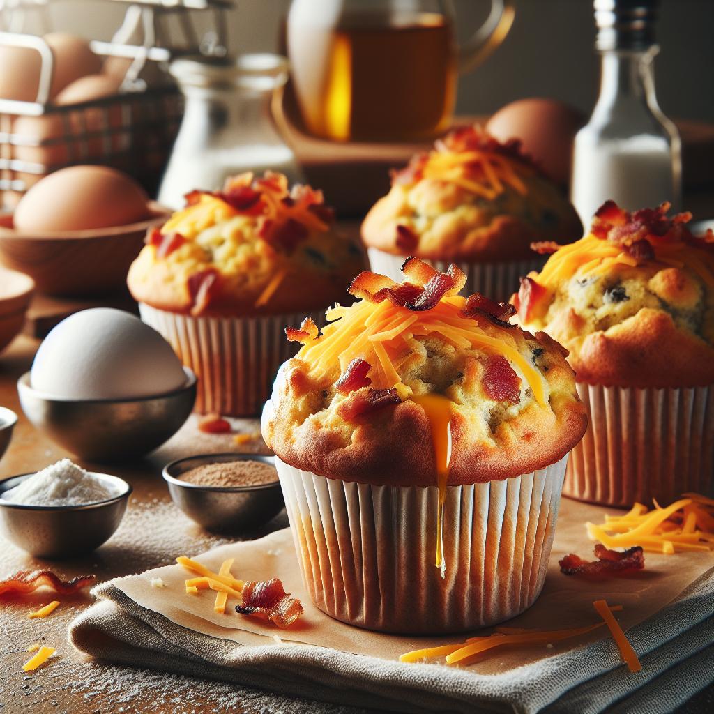 savory bacon muffins