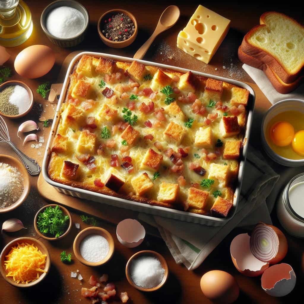 Savory Bread Pudding