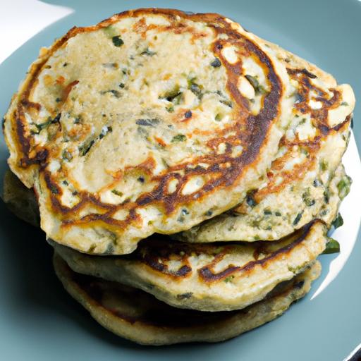 savory herb pancakes