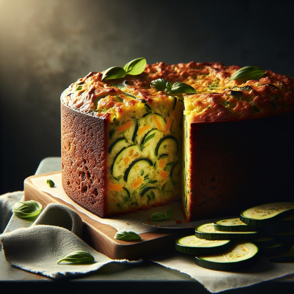 savory zucchini cake