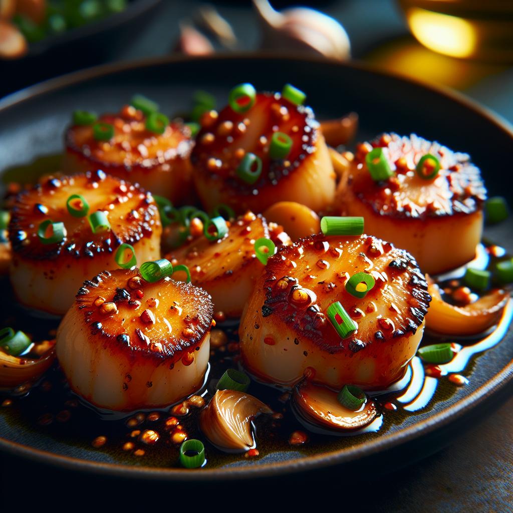 scallops with xo sauce