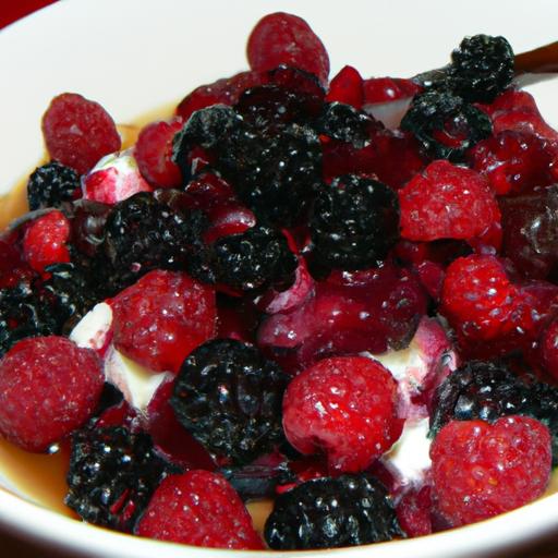 Scottish Berry and Whiskey Salad