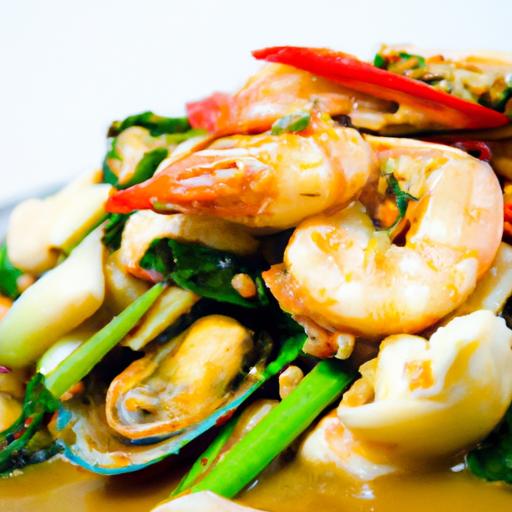 seafood pad cha