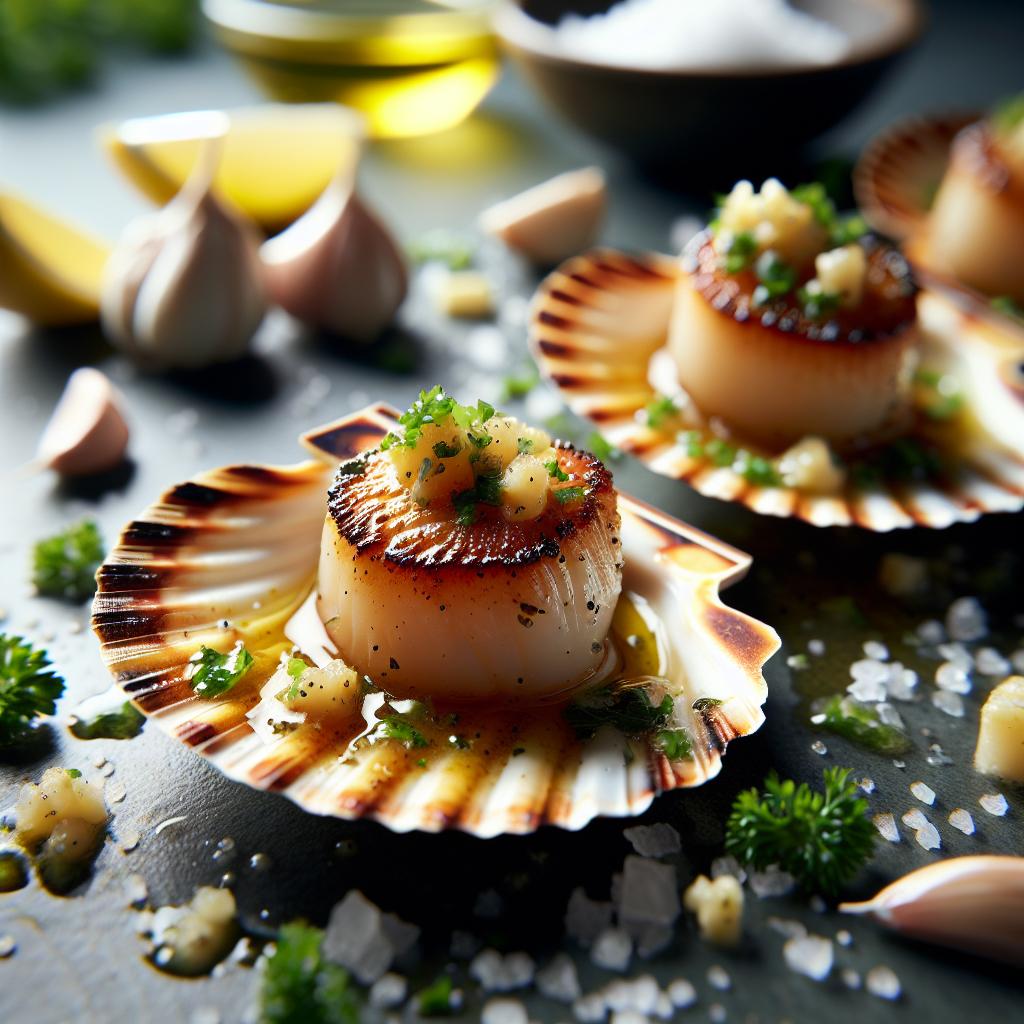 Seared Qualicum Bay Scallops